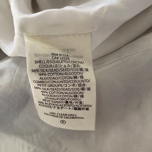 Armani Exchange Silk Sleeveless Spaghetti Strap Mini Dress Balloon Puff Hem - Picture 7 of 14